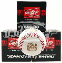 (3) Rawlings 2016 World Series Official MLB Game Baseball Boxed