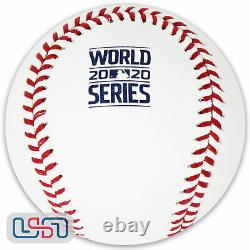 (6) 2020 World Series Official MLB Rawlings On Field Leather Baseball Boxed