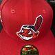 7 1/2 Cleveland Indians Chief Wahoo Red 1995 World Series Gray Undervisor