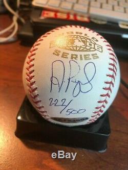 ALBERT PUJOLS 2006 World Series Signed Baseball UDA #222/500 PLEASE READ