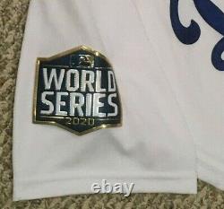 ALEXANDER size 44 2020 Los Angeles Dodgers WORLD SERIES game jersey used MLB
