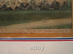 ANTIQUE 1929 CHICAGO CUBS BASEBALL PHOTO LITHO HORNSBY HoF WORLD SERIES TEAM IL