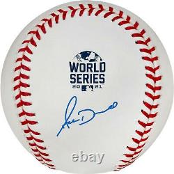 Adam Duvall Atlanta Braves 2021 World Series Champions Autographed Logo Baseball