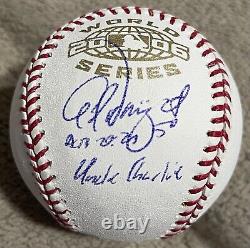 Adam Wainwright Signed 2006 World Series Baseball St. Louis Cardinals #50 RARE