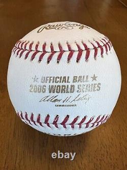 Adam Wainwright Signed Autographed 2006 World Series Baseball Ball JSA COA