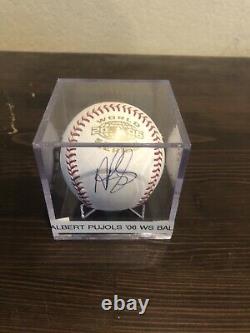 Albert Pujols Autographed 2006 World Series Baseball Authenticated