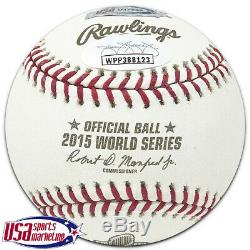 Alex Gordon Royals Signed Autographed 2015 World Series Game Baseball JSA Auth
