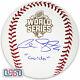 Alex Gordon Royals Signed Gordo 2015 World Series Game Baseball Jsa Auth