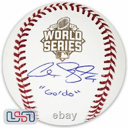 Alex Gordon Royals Signed Gordo 2015 World Series Game Baseball JSA Auth