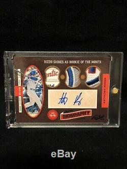 Anthony Rizzo 2016 Prime Cuts 1/1 Tag Patch Auto Cubs World Series