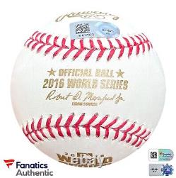 Anthony Rizzo Chicago Cubs Signed 2016 World Series Baseball Autograph inscribed