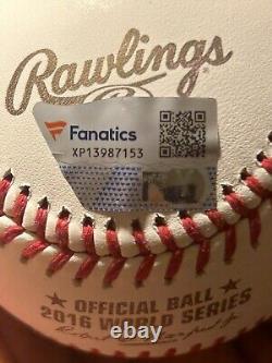 Anthony Rizzo Signed Autographed 2016 World Series Baseball (Fanatics)