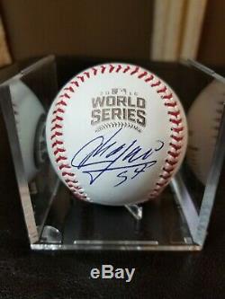 Aroldis Chapman Signed Official 2016 World Series Baseball (PSA) Chicago Cubs