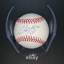 Aroldis Chapman Signed Yankees Cubs World Series MLB Baseball Beckett BAS