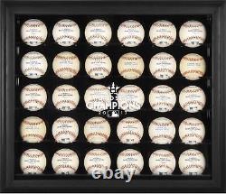 Astros 2017 World Series Champs Black Framed Logo 30-Ball Display Case