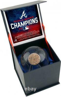 Atlanta Braves 2021 MLB World Series Champions Crystal Baseball Item#11678889