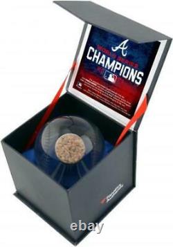 Atlanta Braves 2021 MLB World Series Champions Crystal Baseball Item#11678889