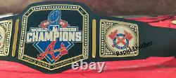 Atlanta Braves Baseball Brave World Series Championship Belt Adult Size 2mm