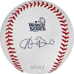 Austin Barnes Signed 2024 World Series Baseball Dodgers 2x Champion Psa/dna New