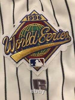 Authentic 1996 World Series Derek Jeter New York Yankees Baseball Jersey Sz 52