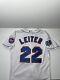 Authentic 2000 New York Mets Jersey Al Lieter World Series Jersey Sz L Rawlings