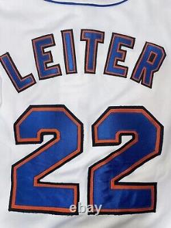 Authentic 2000 New York Mets Jersey AL Lieter World Series Jersey SZ L Rawlings