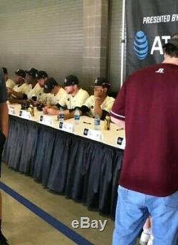 Autograph Auto Vanderbilt Baseball Team 2019 COLLEGE WORLD SERIES CHAMPS CWS