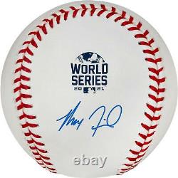 Autographed Max Fried Braves Baseball Fanatics Authentic 2021 World Series