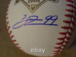 Autographed So Taguchi Signed 2008 World Series Baseball Phillies JSA COA