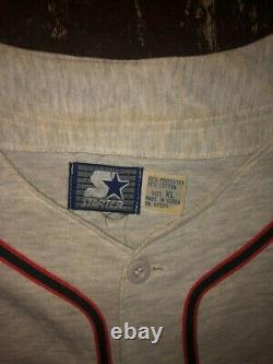 BALTIMORE ORIOLES Vintage 1990s Baseball Script STARTER Jersey Sewn jacket XL