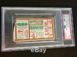 BILLY GOAT GAME 1945 World Series Ticket Chicago Cubs Detroit Tigers PSA