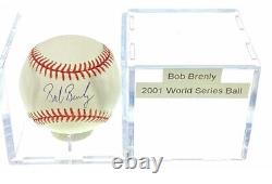 BOB BRENLY Autographed 2001 World Series Official Baseball