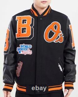 Baltimore Orioles World Series 1983 Patch Letterman Style Zip-Up Jacket