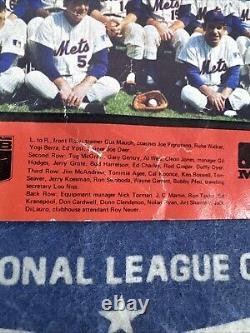 Baseball 69 New York Mets National League Champions World Series Champs Pennant