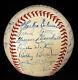 Beautiful 1949 New York Yankees World Series Champs Team Signed Baseball Jsa Coa