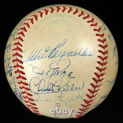 Beautiful 1949 New York Yankees World Series Champs Team Signed Baseball JSA COA