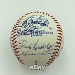Beautiful 1973 Oakland A's World Series Champs Team Signed Baseball With JSA COA