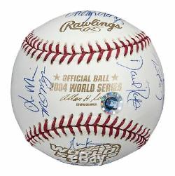 Beautiful 2004 Boston Red Sox World Series Champs Team Signed Baseball MLB Auth