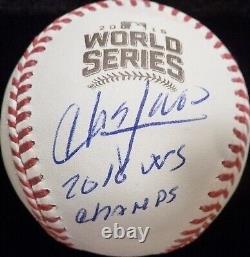 Beckett Aroldis Chapman 2016 Ws Champs Signed 2016 World Series Game Baseball