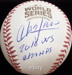 Beckett Aroldis Chapman 2016 Ws Champs Signed 2016 World Series Game Baseball