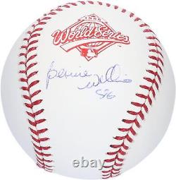 Bernie Williams New York Yankees Autographed 1996 World Series Logo Baseball