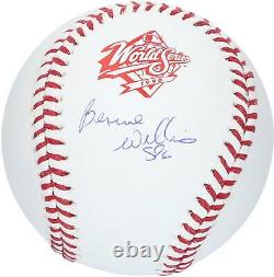 Bernie Williams New York Yankees Autographed 1998 World Series Logo Baseball
