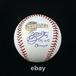 Bobby Jenks Chicago White Sox Signed Autographed 2005 World Series Baseball JSA