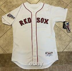 Boston Red Sox Mike Lowell Authentic 2007 World Series Majestic Jersey 44 NWT