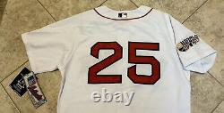 Boston Red Sox Mike Lowell Authentic 2007 World Series Majestic Jersey 44 NWT