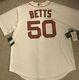 Boston Red Sox Nike Home 50 Mookie Betts Mlb Authentic Baseball Jersey Xl Dodger