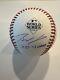 Brett Hayes Signed World Series Baseball Autographed 2023 Ws Champs Rangers
