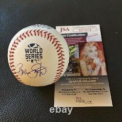 Brian Snitker Signed 2021 World Series Baseball Autographed Braves Auto JSA COA