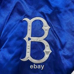 Brooklyn Dodgers Satin Jacket Men 3XL MLB Baseball Winter Coat Vintage NWT