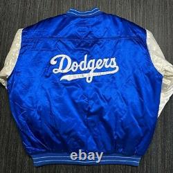 Brooklyn Dodgers Satin Jacket Men 3XL MLB Baseball Winter Coat Vintage NWT